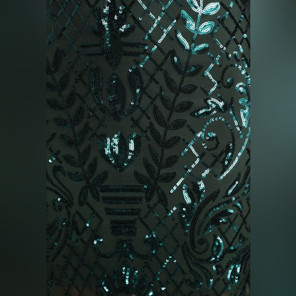 NWT - LuLu’s Two Piece Midi Dress - Sequin - Picture 3 of 12